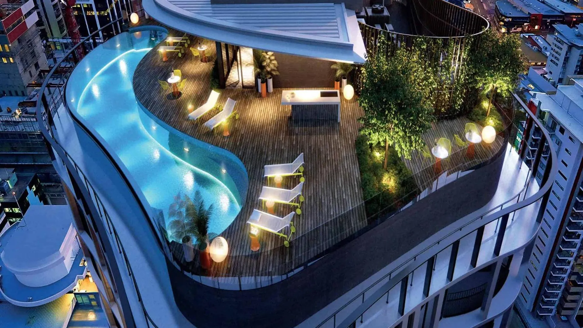Rooftop Pool Stunning Apartment Queen Street Brisbane 0*,  Australia